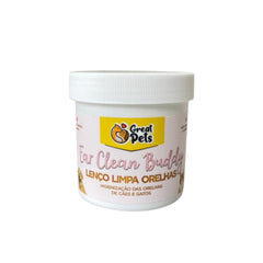 GREAT PETS LENCO LIMPA ORELHAS C/ 120UN