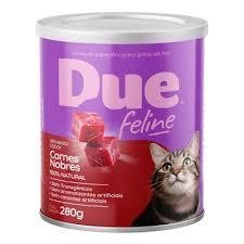 DUE LATA GATOS PATE CARNE 280G