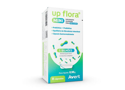 AVERT UP FLORA MINI - 8 CAPSULAS