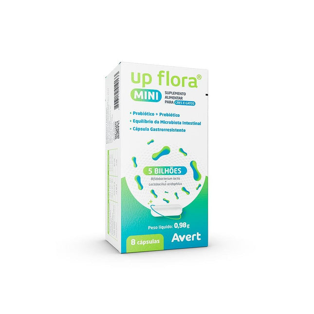 AVERT UP FLORA MINI - 8 CAPSULAS