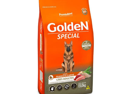 GOLDEN SPECIAL CAES ADULTOS FRANGO/CARNE 15KG
