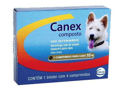 CEVA CANEX COMPOSTO - 4 COMPRIMIDOS
