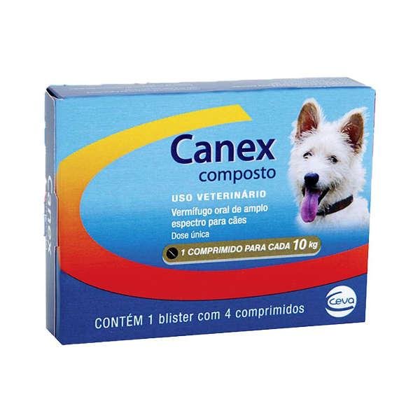 CEVA CANEX COMPOSTO - 4 COMPRIMIDOS