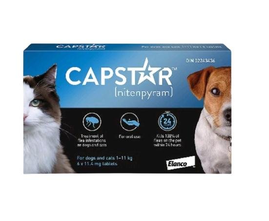 ELANCO CAPSTAR 11,4MG - 6 COMPRIMIDOS