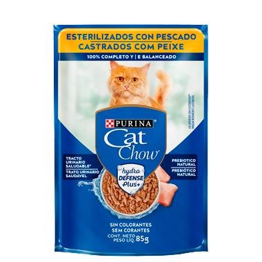 CAT CHOW SACHE CASTRADO PEIXE 85G
