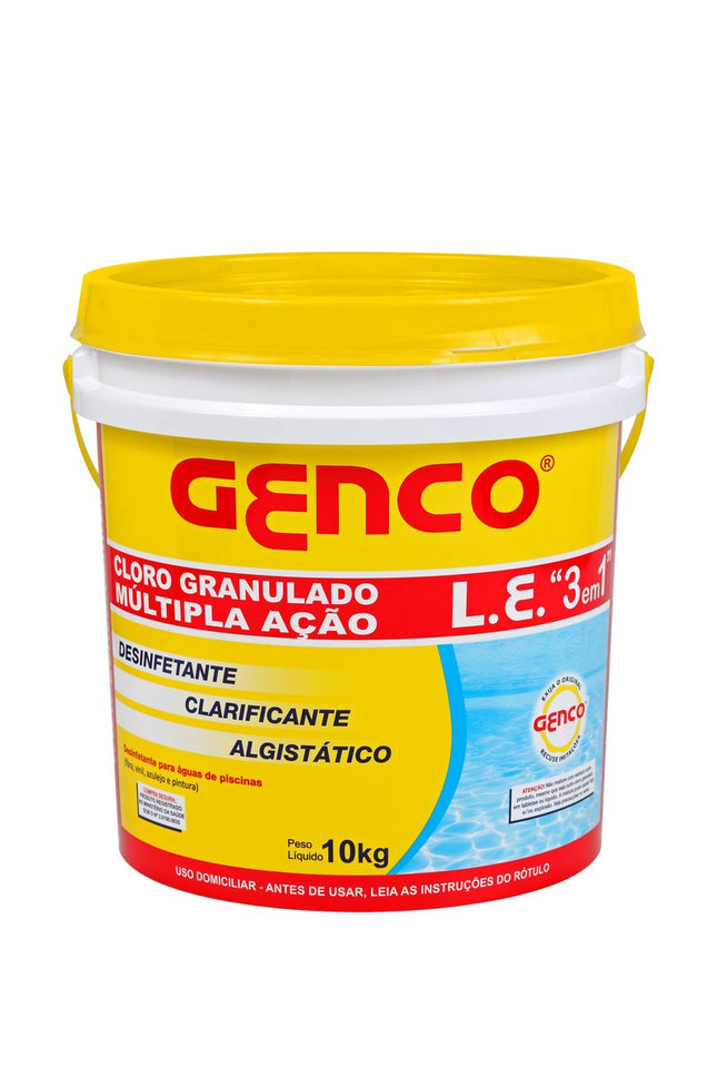 GENCO CLORO L.E (3 EM 1) 10KG