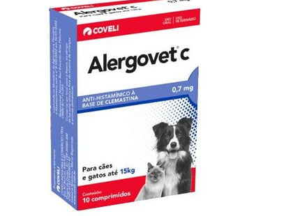 COVELI ALERGOVET C 0.7MG - 10 COMPRIMIDOS