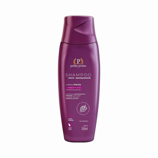 PETHY PRIME SHAMPOO BRANQUEADOR VINHO 300ML