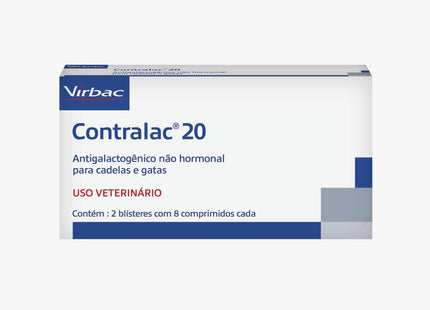 VIRBAC CONTRALAC 20MG - 16 COMPRIMIDOS