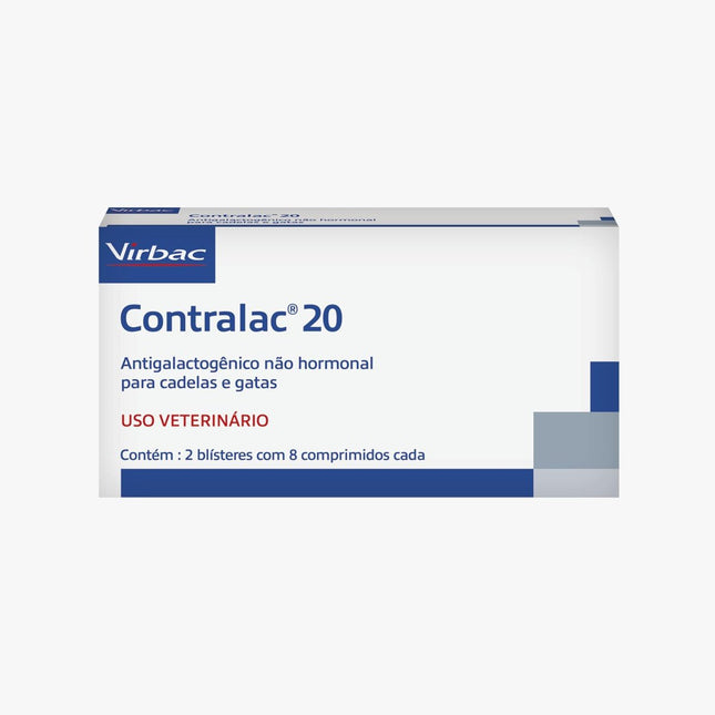 VIRBAC CONTRALAC 20MG - 16 COMPRIMIDOS