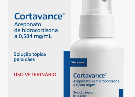 VIRBAC CORTAVANCE SOLUCAO TOPICA 76ML