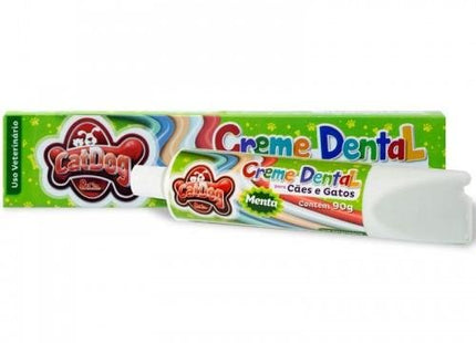 CAT DOG CREME DENTAL MENTA 90G