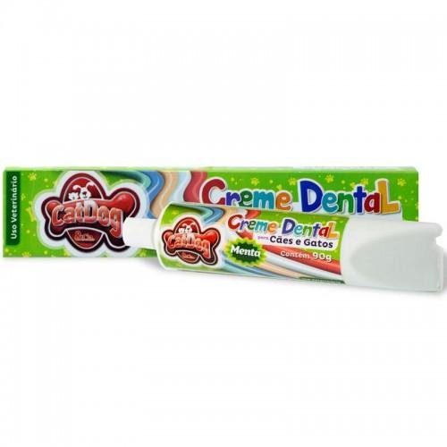 CAT DOG CREME DENTAL MENTA 90G