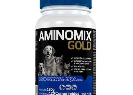 VETNIL AMINOMIX GOLD - 120 COMPRIMIDOS