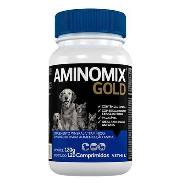 VETNIL AMINOMIX GOLD - 120 COMPRIMIDOS