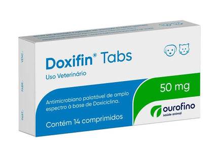 OURO FINO DOXIFIN TABS 50MG - CAIXA 14 COMPRIMIDOS