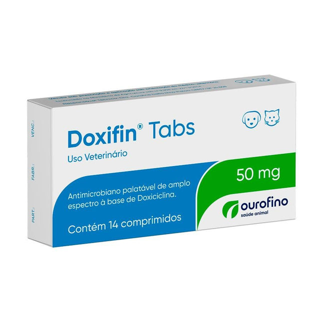 OURO FINO DOXIFIN TABS 50MG - CAIXA 14 COMPRIMIDOS