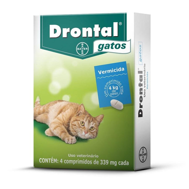 ELANCO DRONTAL GATOS - 4 COMPRIMIDOS