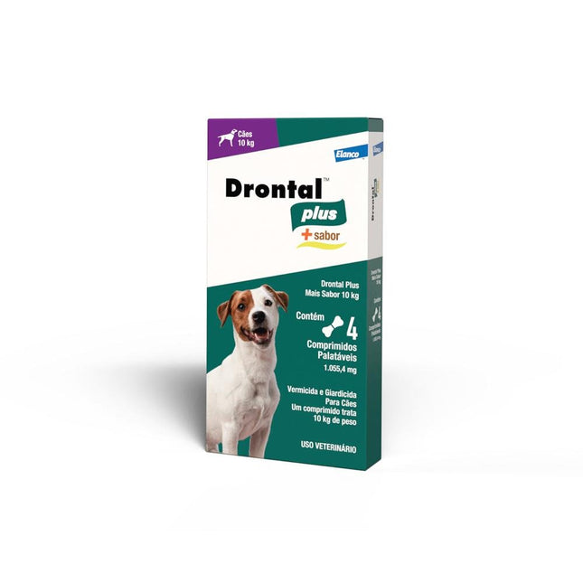 ELANCO DRONTAL PLUS CARNE 10KG - 4 COMPRIMIDOS