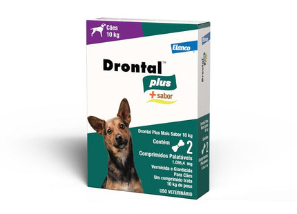 ELANCO DRONTAL PLUS CARNE 10KG- 2 COMPRIMIDOS