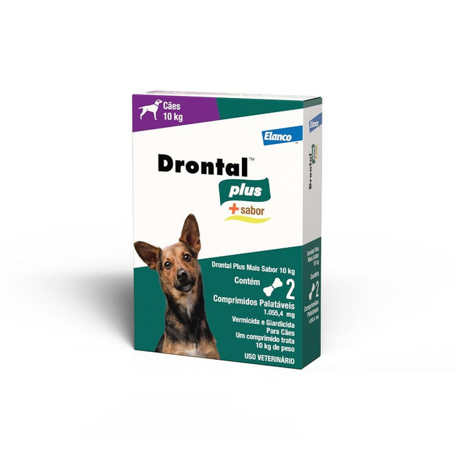 ELANCO DRONTAL PLUS CARNE 10KG- 2 COMPRIMIDOS