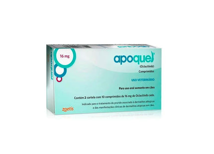 ZOETIS APOQUEL 16MG - 20 COMPRIMIDOS