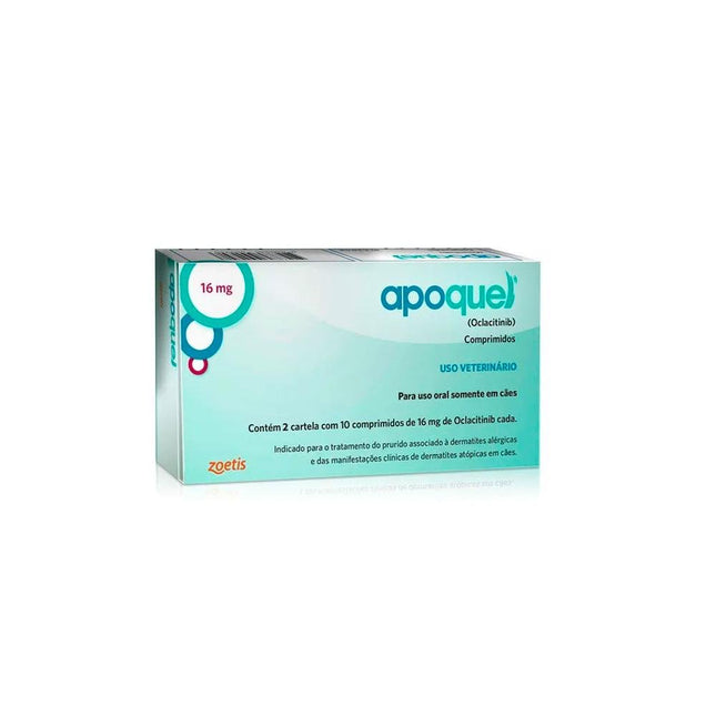 ZOETIS APOQUEL 16MG - 20 COMPRIMIDOS