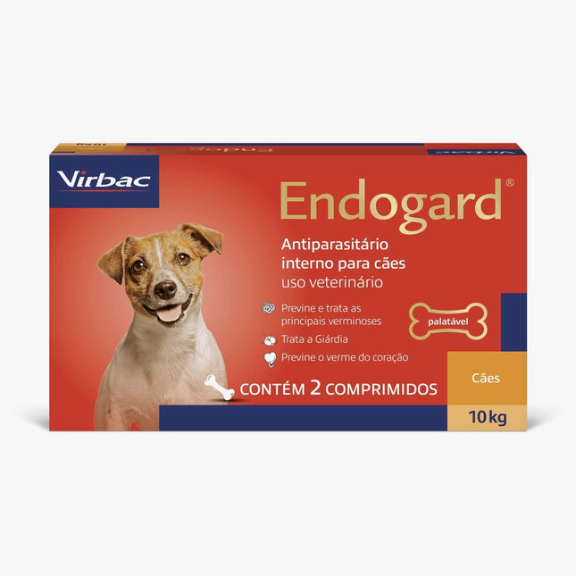 VIRBAC ENDOGARD CAES 10KG - 2 COMPRIMIDOS