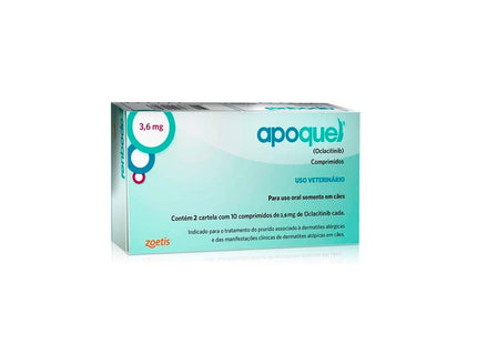 ZOETIS APOQUEL 3,6MG - 20 COMPRIMIDOS