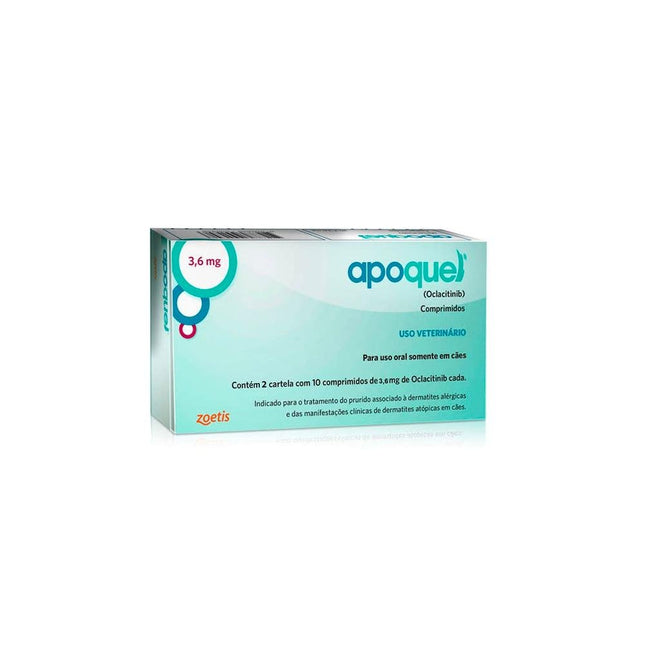 ZOETIS APOQUEL 3,6MG - 20 COMPRIMIDOS
