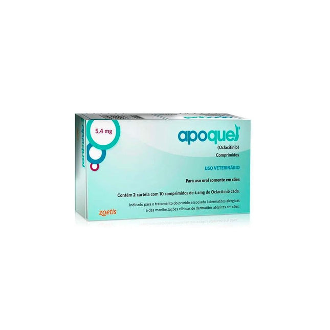 ZOETIS APOQUEL 5,4MG - 20 COMPRIMIDOS