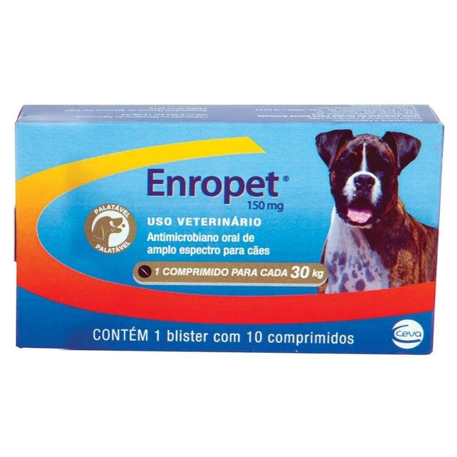 CEVA ENROPET 150MG - 10 COMPRIMIDOS
