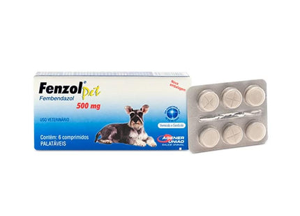AGENER FENZOL PET -500MG 6 COMPRIMIDOS