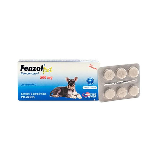 AGENER FENZOL PET -500MG 6 COMPRIMIDOS
