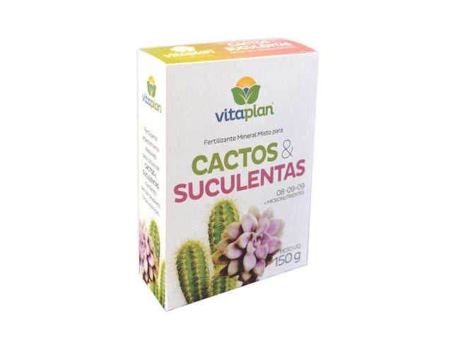 VITAPLAN FERTILIZANTE CACTOS E SUCULENTAS 150G