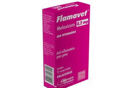 AGENER FLAMAVET GATOS 0,2MG - 10 COMPRIMIDOS