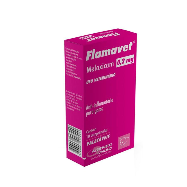 AGENER FLAMAVET GATOS 0,2MG - 10 COMPRIMIDOS