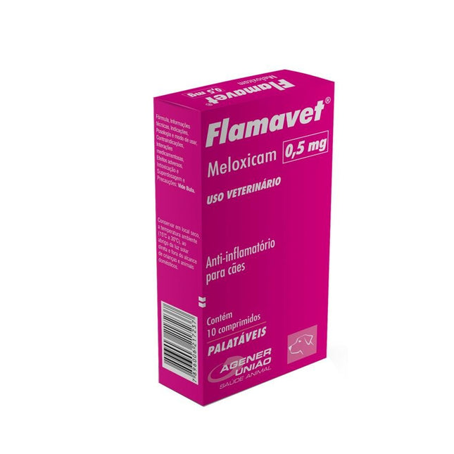 AGENER FLAMAVET CAES 0,5MG - 10 COMPRIMIDOS