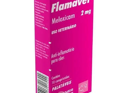 AGENER FLAMAVET CAES 2MG - 10 COMPRIMIDOS