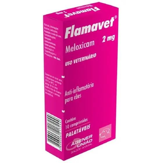 AGENER FLAMAVET CAES 2MG - 10 COMPRIMIDOS