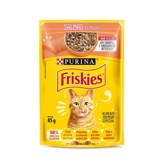 FRISKIES SACHE SALMAO AO MOLHO 85G