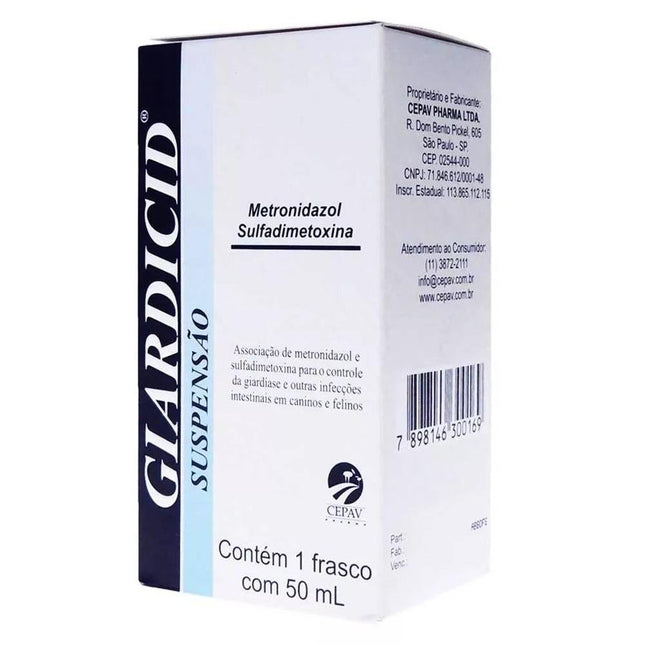 CEPAV GIARDICID SUSPENSAO 50ML
