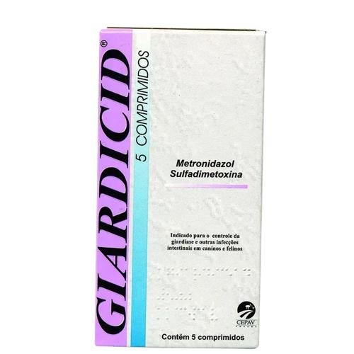 CEPAV GIARDICID 500MG - 5 COMPRIMIDOS