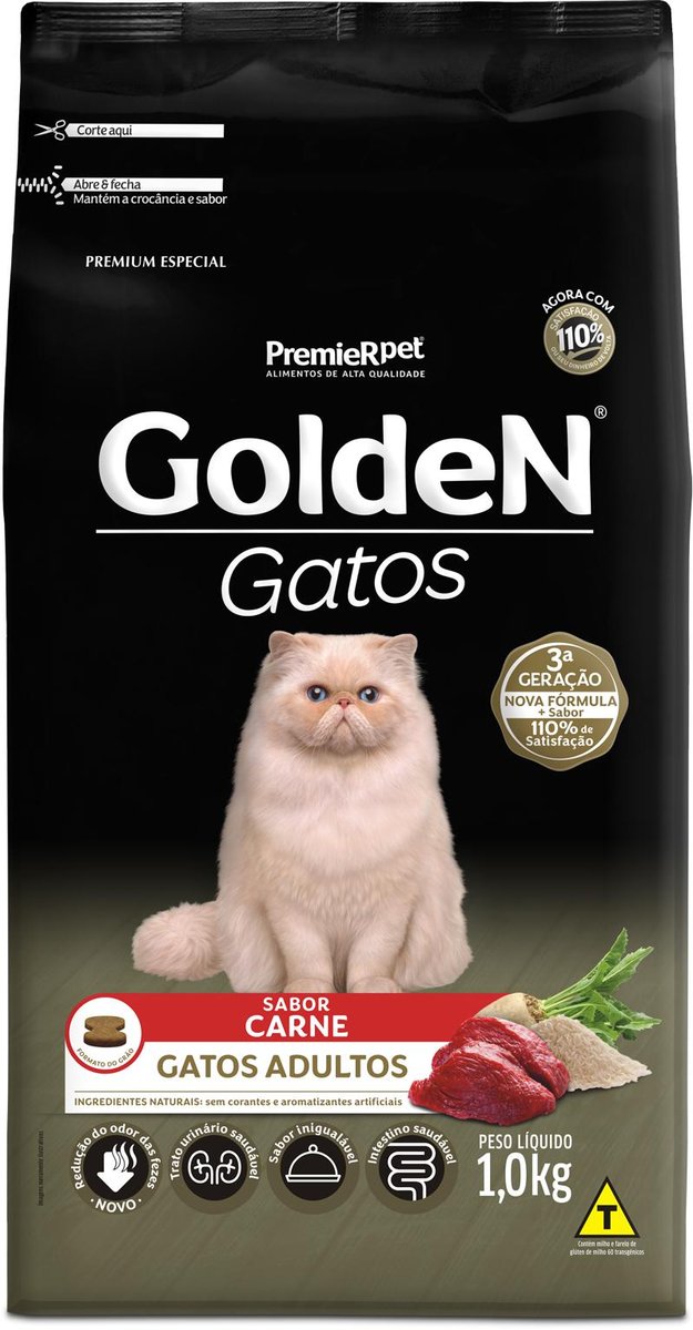 GOLDEN GATOS ADULTOS CARNE 10,1KG
