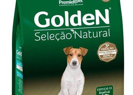 GOLDEN SEL. NAT. CAES ADULTOS PORTE PEQ. FRANGO/ARROZ 1KG
