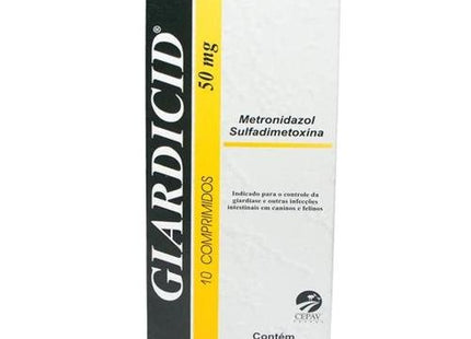 CEPAV GIARDICID 50MG - 10 COMPRIMIDOS