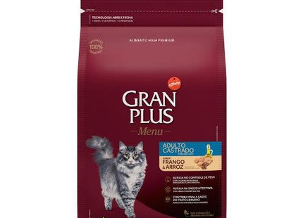 GRAN PLUS GATOS CASTRADOS FRANGO 1KG