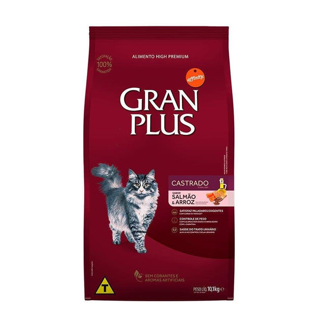 GRAN PLUS GATOS CASTRADOS SALMAO 10,1KG