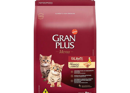 GRAN PLUS GATOS FILHOTES FRANGO 3KG
