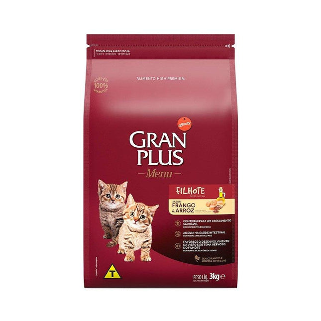 GRAN PLUS GATOS FILHOTES FRANGO 3KG
